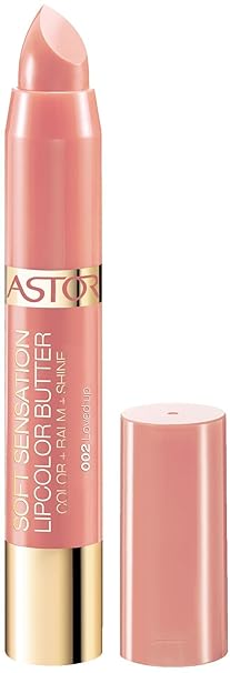 Astor Soft Sensation Lipcolor Butter, 002 Loved up, pflegender Lippenstift, 1er Pack (1 x 5 g)