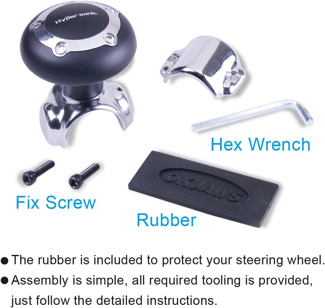 Hypersonic Car Power Handle Spinner Steering Wheel Knob in: Automotive