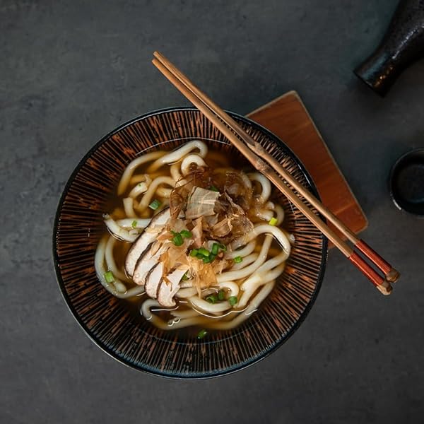 GARAK 3-MINUTE SANUKI UDON NOODLES (3-PACK) | THICK & CHEWY JAPANESE-STYLE NOODLES FOR QUICK STIR-FRY & MEALS | NO SOUP BASE INCLUDED (21.15OZ)
