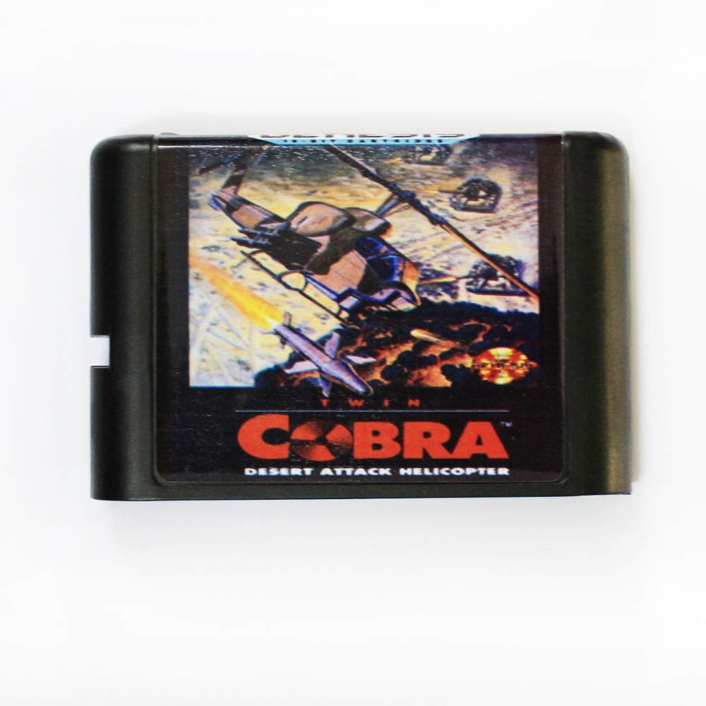 Twin Cobra - Desert Attack Heliopter 16 Bit Md Game Card For Sega Mega Drive For Sega Genesis