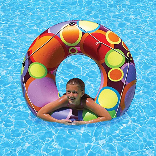 Poolmaster 87148 48" Bright Color Circles Tube
