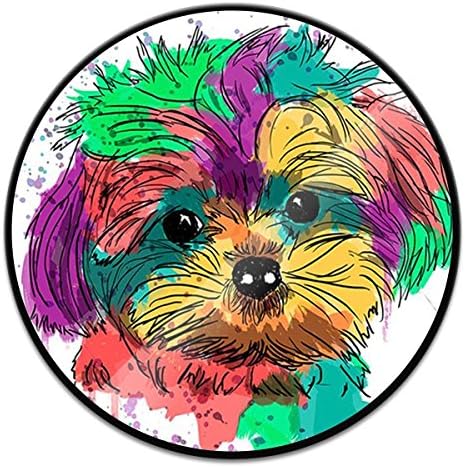 BALAVO Multi-Function Mounts and Stands, Expanding Stand Pop Grip Mount Sockets (Colorful Dog)