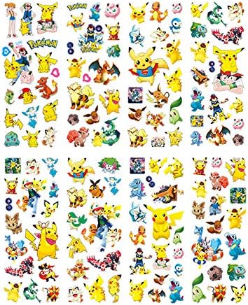 SIX VANKA 8 Sheets of 3D Puffy Stickers for Kids, Boys and Girls