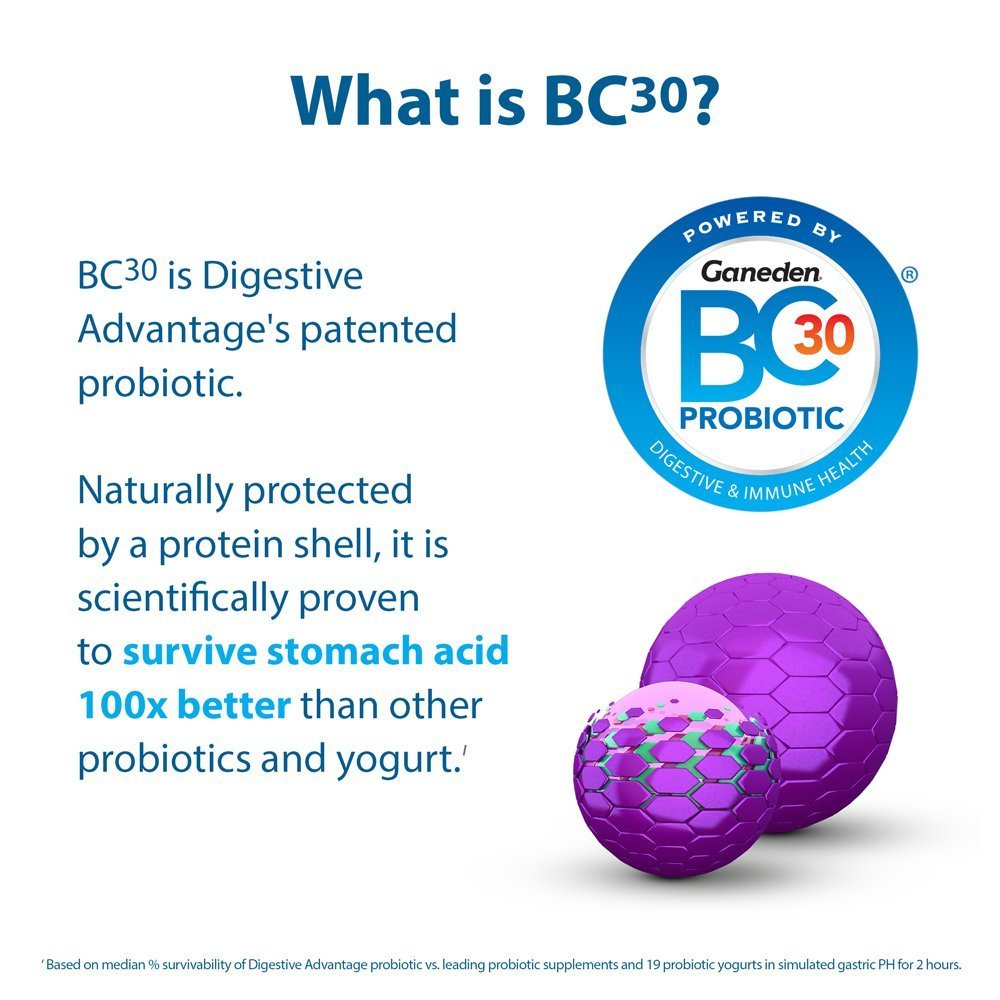 Lactose Defense Lactase Capsule - Digestive Advantage (32x3) Capsules, Breaks down lactose, Survives 100x Better than regular 50 billion CFU, Lessens Bloating