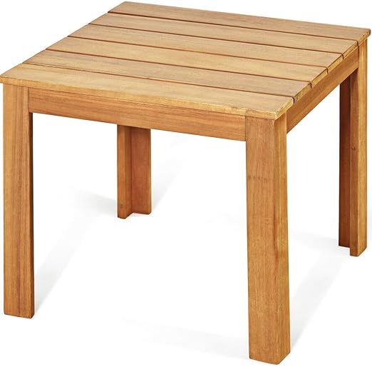 Cypress Shop Square Coffee Table Wooden Patio Bistro Tea