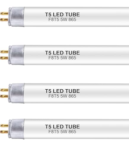 IHYCTV F8T5 12 Inch Plug & Play LED Tube, Daylight 6500K T5 LED