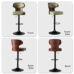 Nalupatio Bar Stools Set of 4 Seat Adjustable