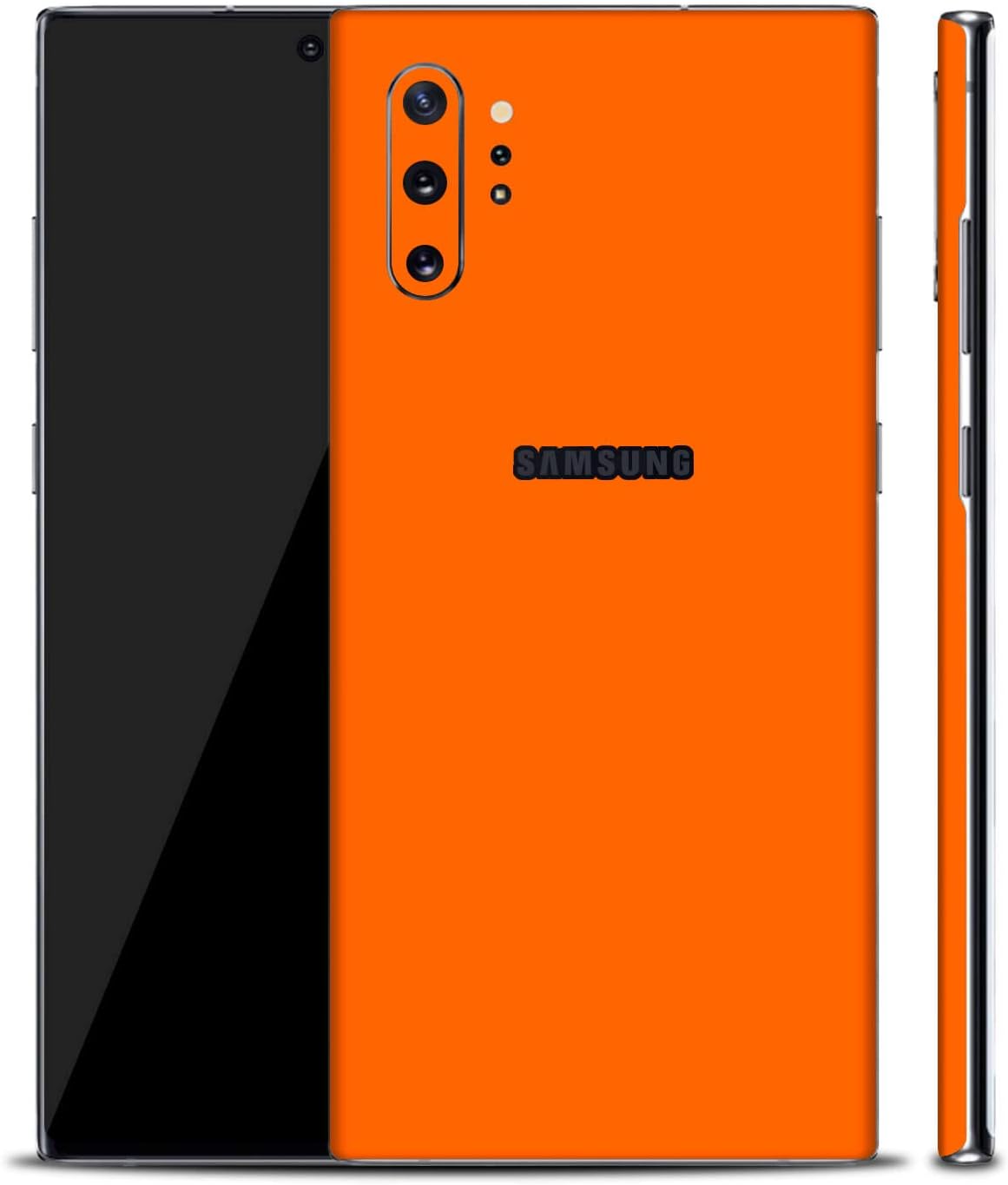 XtremeSkins Textured Skin Stickers for Samsung Galaxy Note 10 Plus 5G (Matt Orange)