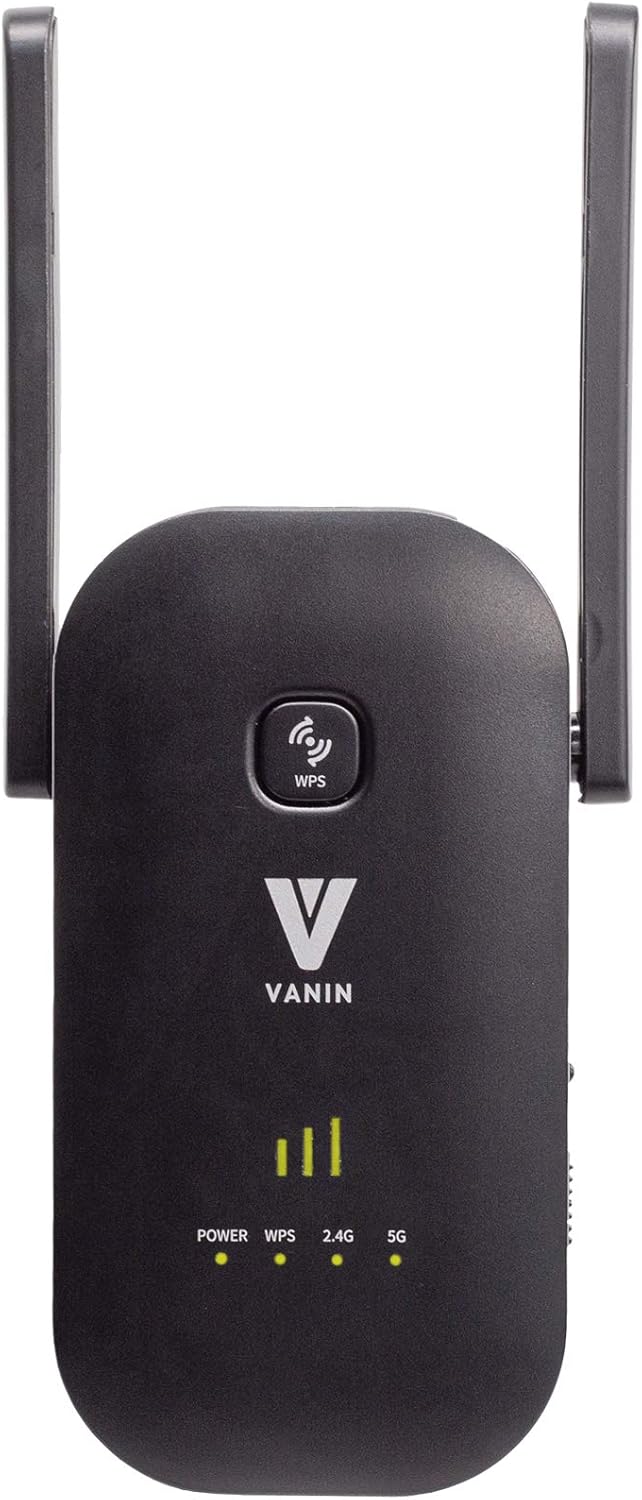 WiFi Range Extender -1200Mbps WiFi Repeater Wireless Signal Booster 2.4 & 5GHz Dual Band WiFi Extender with 2 Gigabit Ethernet Port, AP & Router Mode, 360°Full Coverage, Simple Setup: Electronics