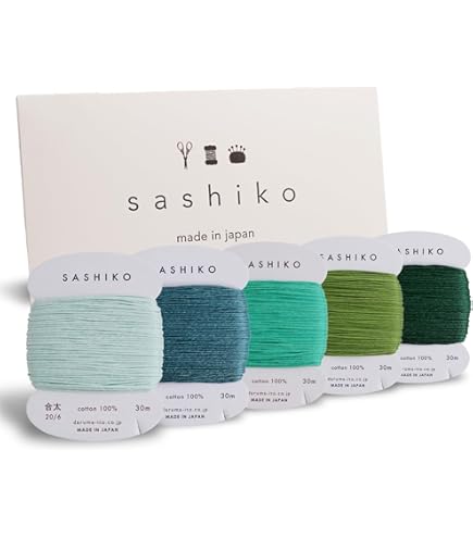 Amazon.com: Yokota Daruma Sashiko Thread Single and Variegated