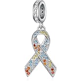Puzzle Piece Autism Awareness 925 Sterling Silver Autism Croc Charms Autism Awareness Jewelry Gifts for Women