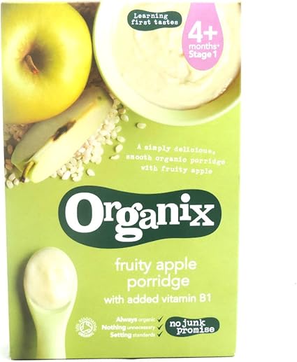 organix baby porridge 4 months