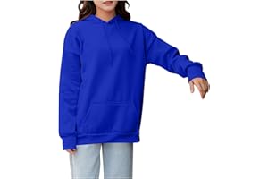 Women's Hooded Oversized Sweatshirt with Pocket Casual Long Sleeve Hoodies Ladies Pullover Warm Sweatshirts