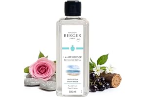 Maison Berger - Ocean Breeze - Lampe Berger Fragrance Refill for Home Fragrance Oil Diffuser - 16.9 Fluid Ounces - 500 milliliters