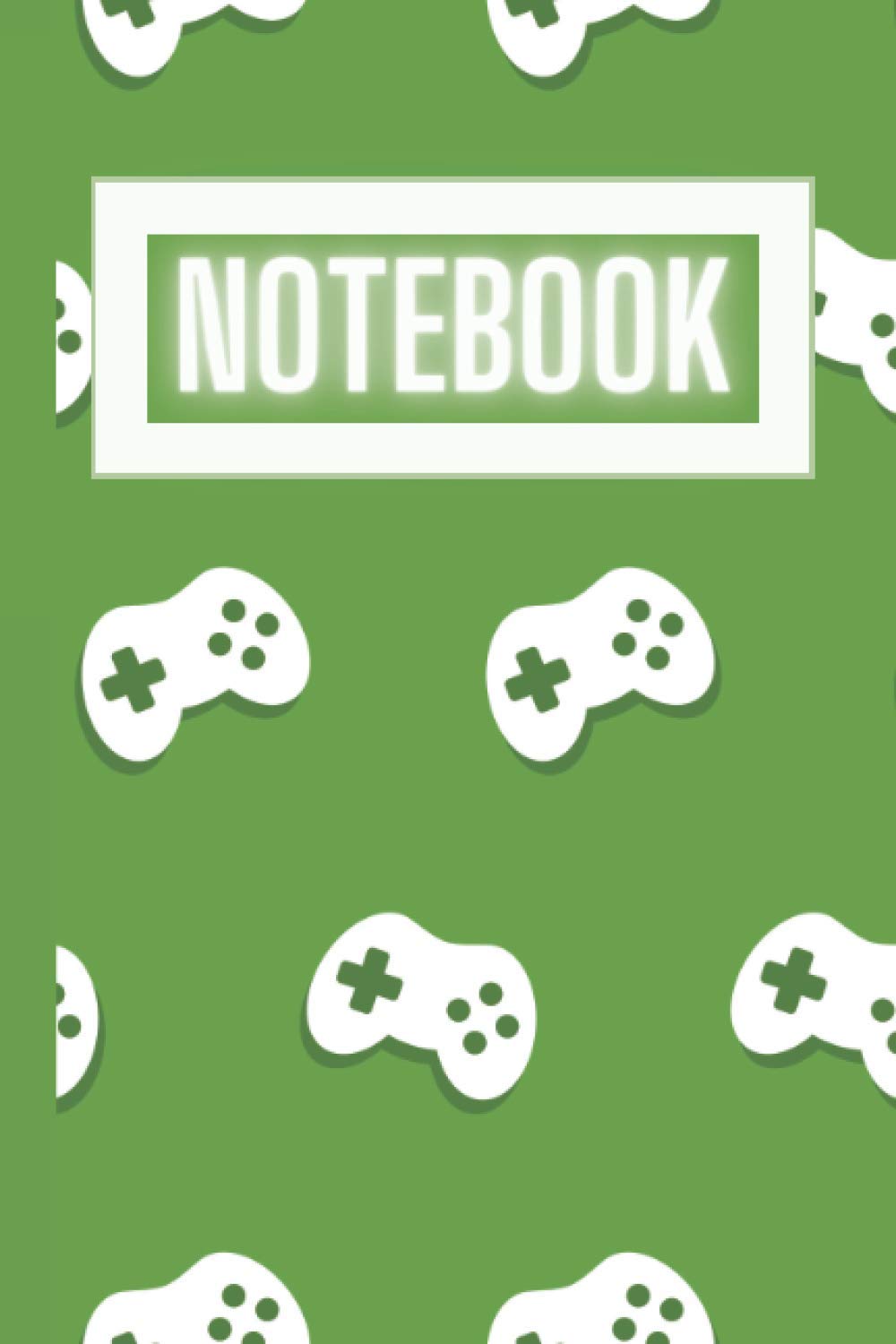 Notebook - Video Game Controller Theme - 100 Pages - 6 x 9