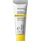 e.l.f. SKIN Suntouchable Invisible SPF 35 Mini, Lightweight, Gel-based Sunscreen For A Smooth Complexion, Doubles As A Makeup Primer, Vegan & Cruelty-Free