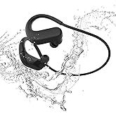 Top IPX8 Waterproof Swimming Earbuds, Bone Conduction Headphones Swimming Headphones with 8GB Memory&MP3 Player, Wireless Bluetooth 5.4, 8H Playtime In Ear Underwater Earbuds for Swimming, Running