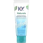 K-Y® Lubricant - Naturals® Moisture+ Intimate Gel |Water Based Personal Lubricant With Hyaluronic Acid
