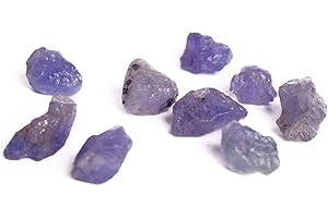 REAL-GEMS Rough Gemstones For Jewelry Making 4.30-334.00 Carats Raw Jade | Aquamarine | Obsidian | Tanzanite | Emerald | Garnet | Spinel Gemstone Necklace For Women And Mens