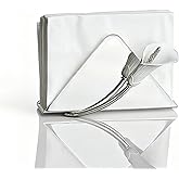 Napkin Holder for Table, Upright Paper Dispenser with Lily (silvery),wedding gift