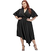 City Chic Women's Plus Size Cocktail Dress - Scarlette Flutter