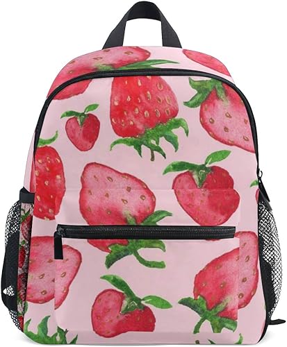 Amazon Cw Story いちご 女の子アウトドアリュック 幼稚園 通学 子供 バックパック 可愛い 女児遠足 キッズ おしゃれ 子どもリュック リュックサック