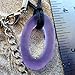 Soft Purple Sea Glass Necklace Surf Beach Transparent Oval Small Pendant Handmade Unisex Surfing Jewelry on a Waxed Cotton 26 Inches Cord Gift Under 20 Dollars
