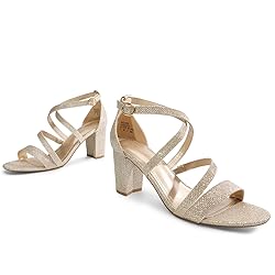 DREAM PAIRS Women’s Ankle Strap Dress Pump Low