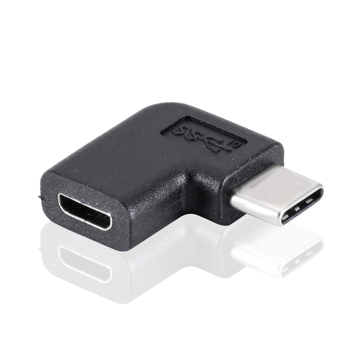 System-S USB Type C 3.1 to Micro USB 2.0 Adapter Angled