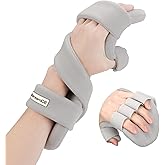NIdreamCE Resting Hand Splint Left For Straightening Fingers | Hand Brace with Finger Separators for Stroke Patients,Carpal Tunnel Syndromem,Dupuytren's Contractures