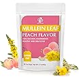 iMATCHME Mullein Tea for Lung Cleanse, Respiratory Support and Mucous Membranes, White Peach and Mullein Leaf Complex, Good Taste, Natural Healthy Herbal Tea, No Caffeine, Non-GMO, 30 Tea Bags