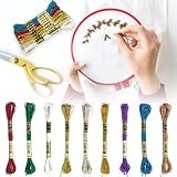 Redsea 11 Skeins Glitter Embroidery Floss Metallic Cross Stitch Thread view 6