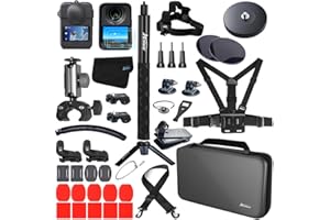 Accessory Kit for DJI Osmo 360 Magnetic Mounting Bundle with Carrying Case Selfie Stick and Adhesive Pads 60O
