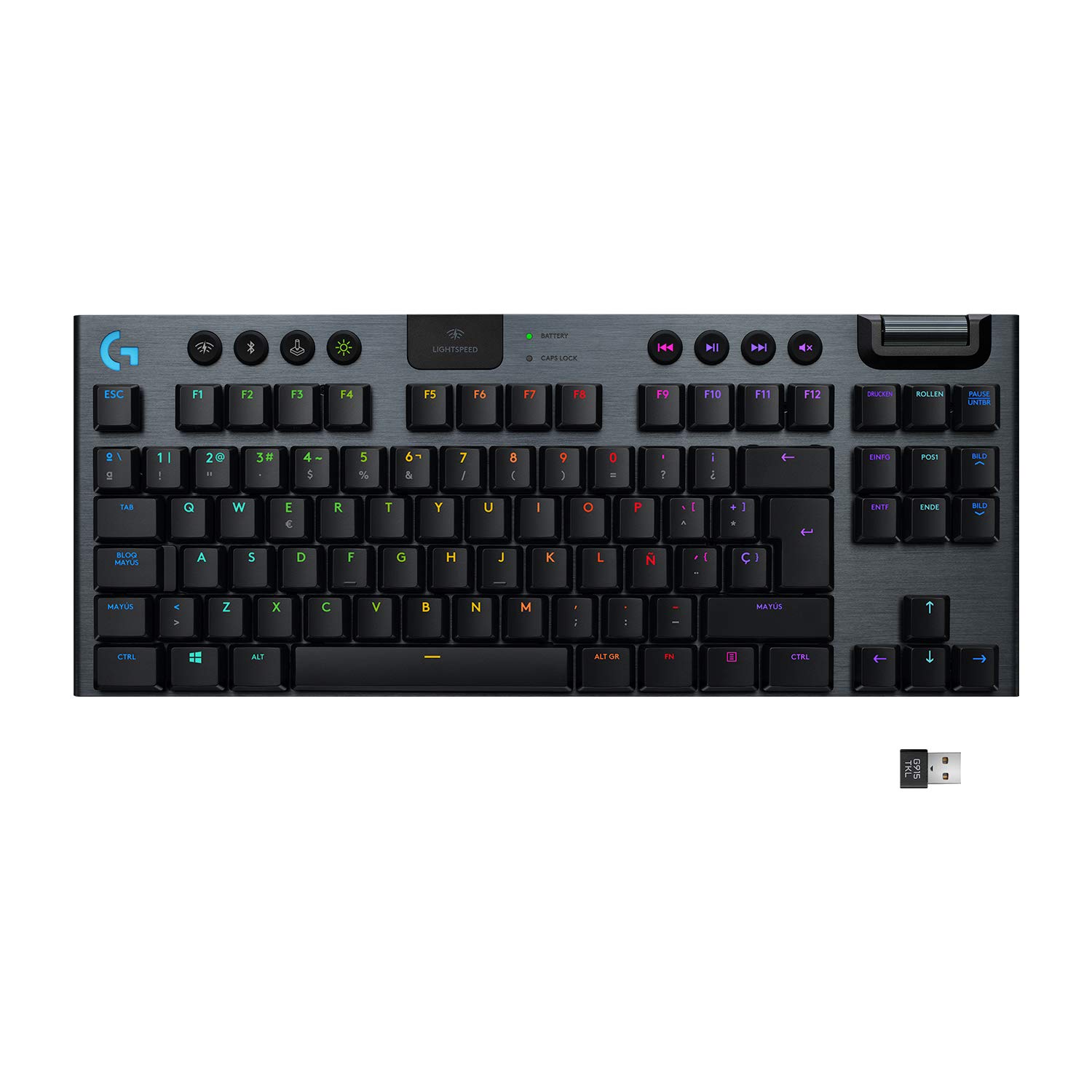 Logitech-G915-LIGHTSPEED-TKL-Teclado-Gaming-Mecanico-Inalambrico-con-teclas-GL-Clicky-de-bajo-perfil-LIGHTSYNC-RGB