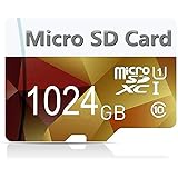 1TB Micro SD SDXC Card High Speed Class 10 Micro SD Card Memory Card with SD Adapter