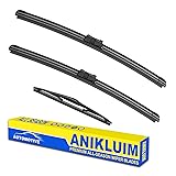 ANIKLUIM® 28"+24" Wiper Blades with 10" Rear Wiper