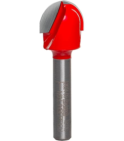 Freud 18-112 3/4-Inch Diameter Round Nose Router Bit with 1/4-Inch