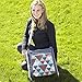 Skip Hop Baby Infant & Toddler Central Park Waterproof Convertible Outdoor Blanket & Detachable Cooler Bag, Multi Triangles