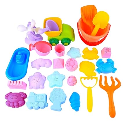 Maissine Kit De 26 Jouets De Plage Jeux De Sable Enfant