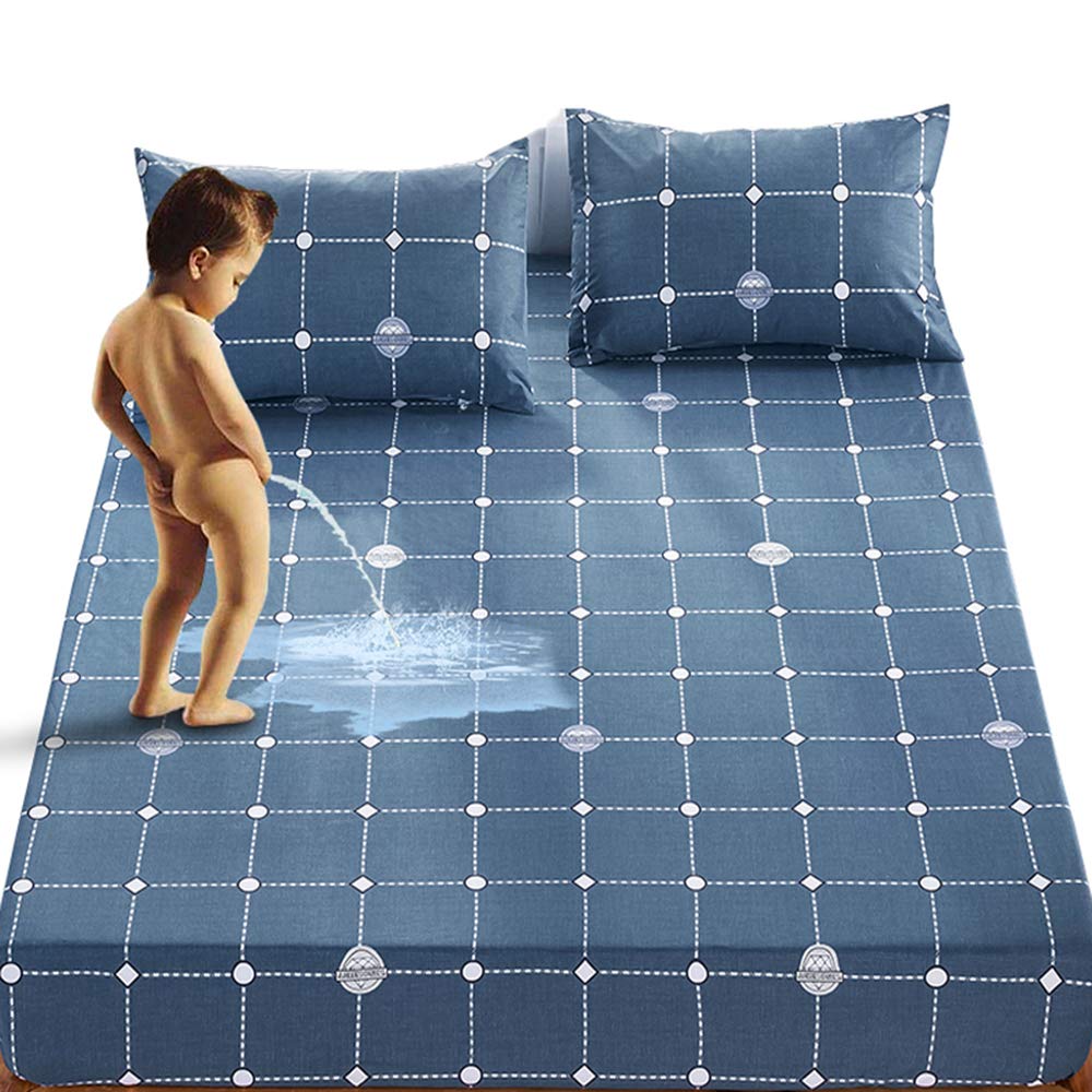 MX kingdom Coprimaterasso Impermeabile di Copertura Materasso Pad Pad Antibatterico copriletto copriletto in Cotone 100% Cotone Elastico Prezzi offerta