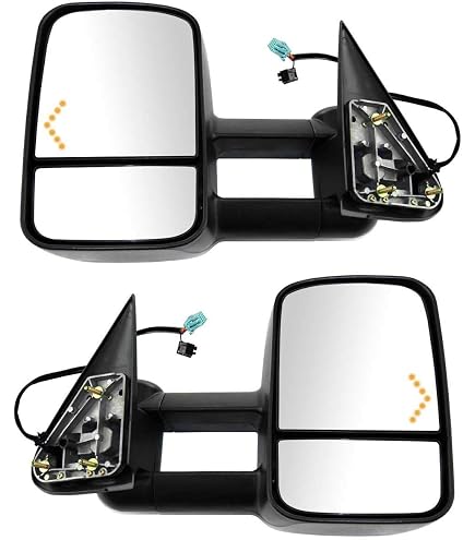 NEW Heated Power Signal Mirror Glass For Silverado/Sierra Passenger Right Side