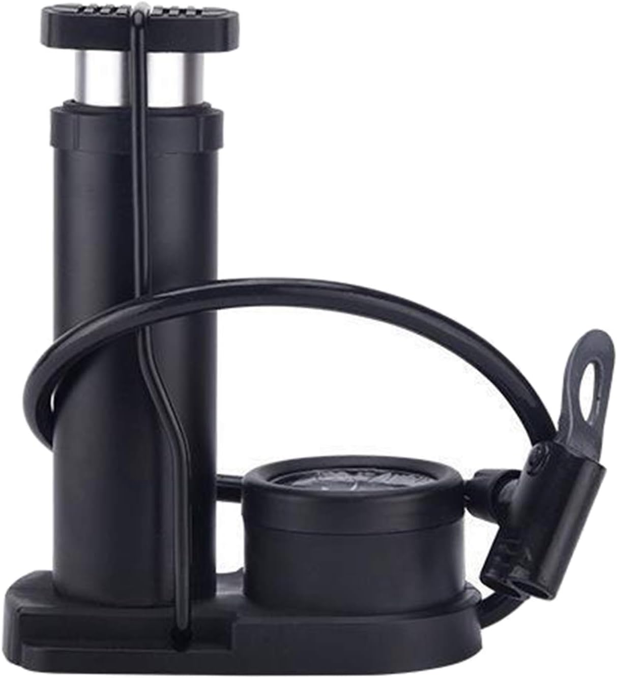 freneci Bike Pump, Bicycle Tire Pump Mini Bike Floor Pump, Hand Foot Activated Bike