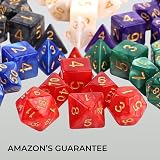 H&S 42 Pcs 7-Sided DND Dice Set 6 Colors Eco Acrylic D20 D6 D4 D8 D10 view 6