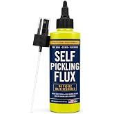 Berkland Self-Pickling Flux for Gold, Silver &amp; Platinum, 8 fl oz | Jeweler's flux that cleans as it flows - smooth solder joints on precious metals