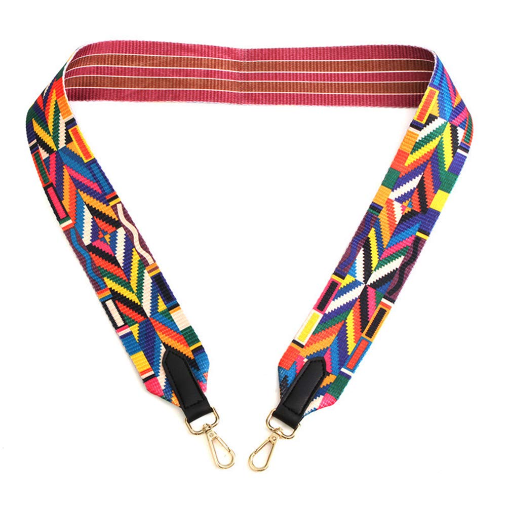 Amorar Replacement Shoulder Bag Strap Ethnic Guitar style Shoulder Strap Woven Purse Strap Handle Bag Strap Belt