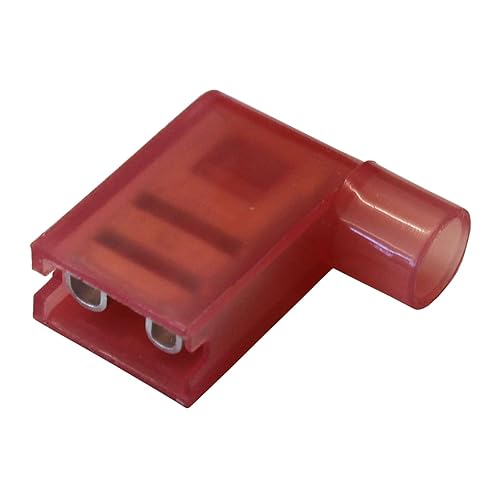 All Trade Direct 20 x Blue 6.3mm Flag Terminal Insulated Spade Wire