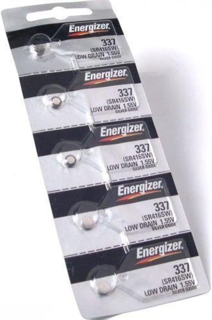 5 337 Energizer Watch Batteries SR416SW Battery Cell Amazon.ca Watches