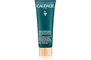 Caudalie Instant Detox Mask Pore Minimizing - Visibly Eliminates Excess Sebum and Visibly Tightens Pores in as Little as 10 Minutes