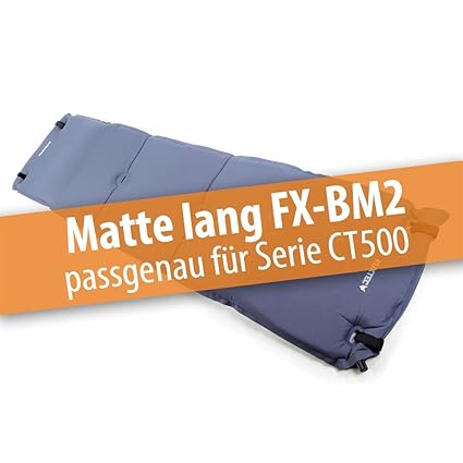 FUXTEC Bollerwagenmatte FX-BM2 aufblasbar mit Rückenpolsterung, für Bollerwagen
