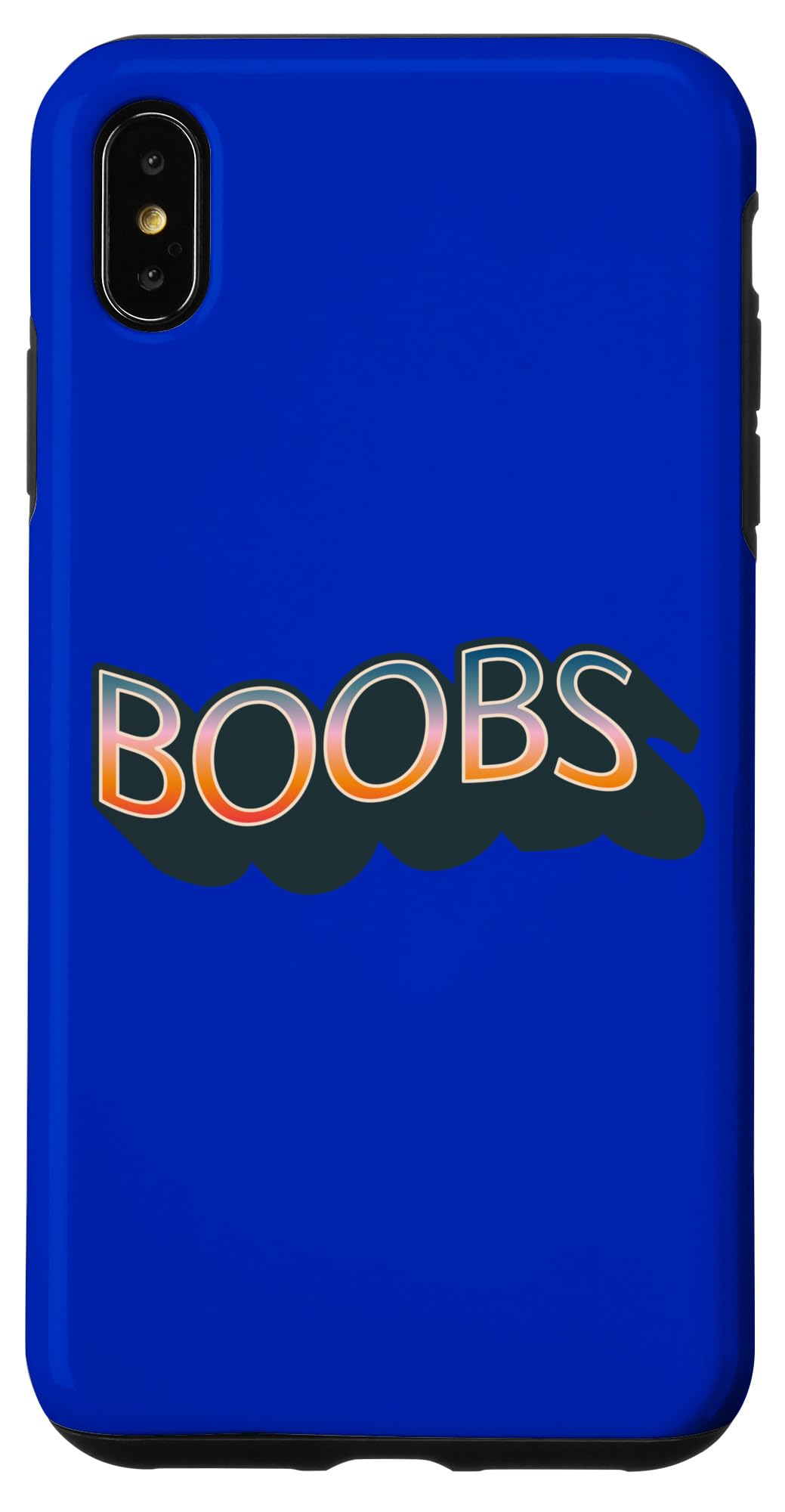 iPhone XS Max BOOBS Vintage Vibes Design Case